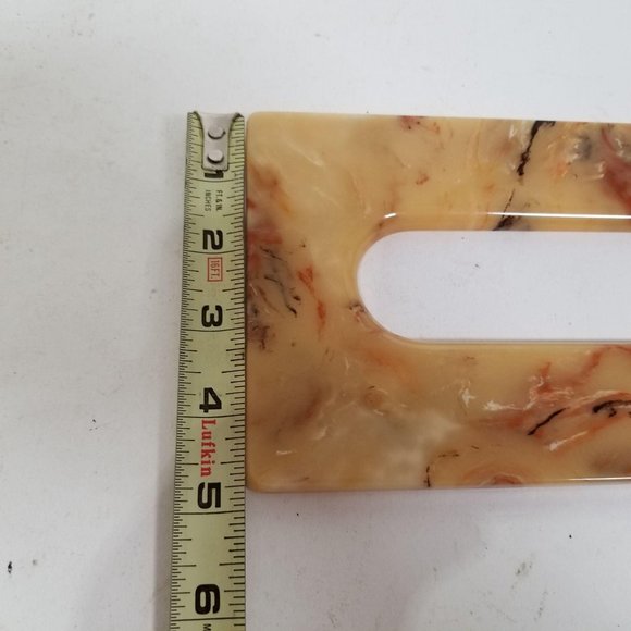 Vintage Plastic Tissue Box Cover Lid Insert Marble - Picture 11 of 12